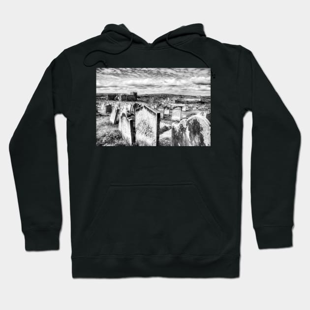 St Mary's Church And Cemetery Whitby Yorkshire Hoodie by tommysphotos